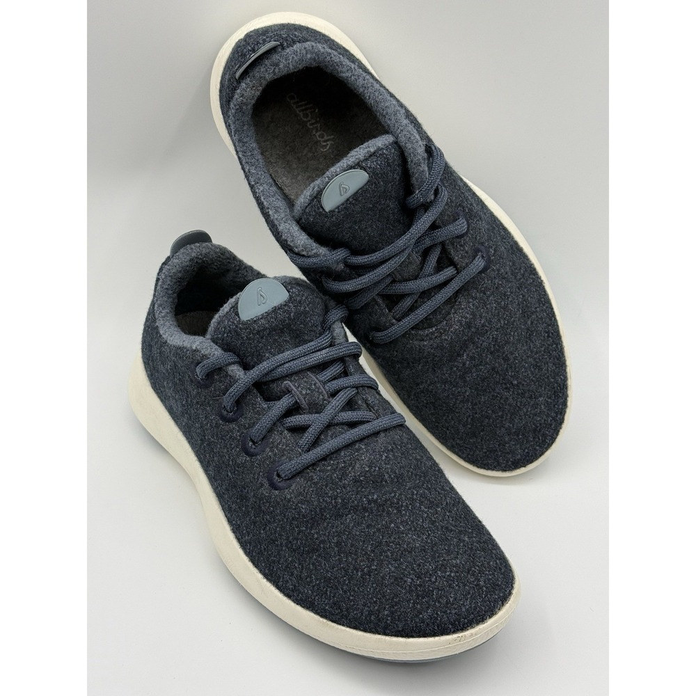 Allbirds Wool Runners Mizzle Woman's Sz‎ 9 Dark Blue Athletic Running Shoes